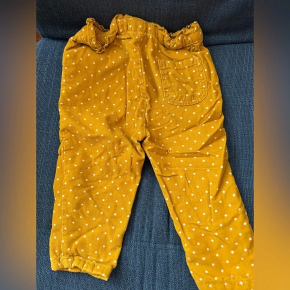 Boden cord pants with heart patches, 18-24 months - Picture 5 of 7